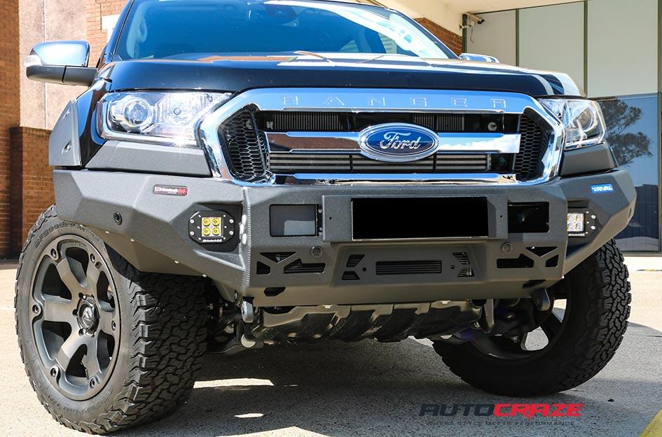 FORD RANGER BEAST BLACK MACHINED WITH DARK TINT